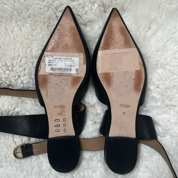 ***Kept for Myself***Maje Fimea strappy ballet flats 37 - Picture 9 of 16